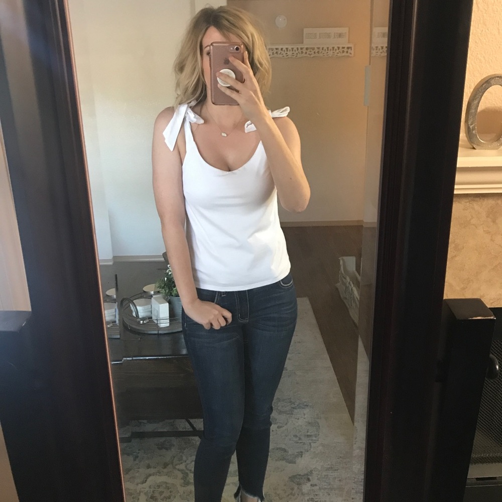 Jcrew tie strap tank